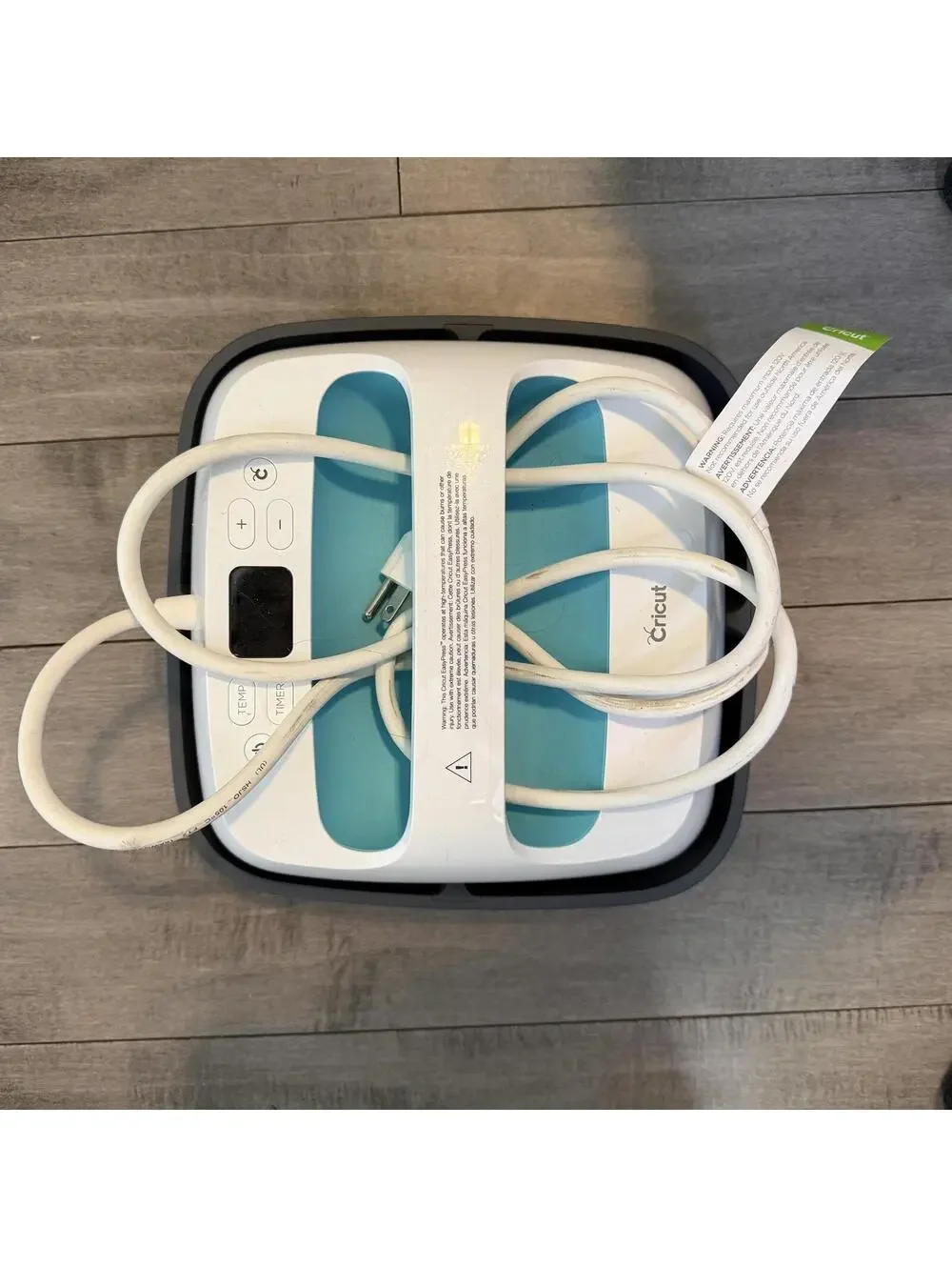 Cricut EasyPress 2 Heat Press Machine - White and Blue